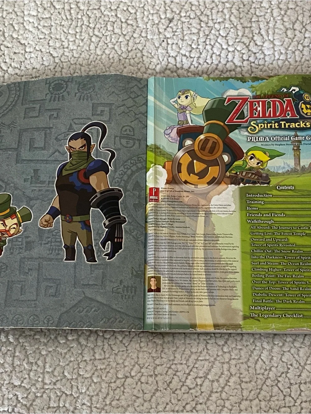 The Legend of Zelda: Spirit Tracks, Prima Official Game Guide w/poster.